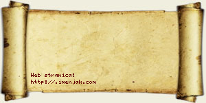 Anđelija Jovčić vizit kartica